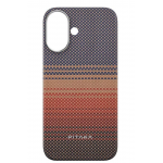 Θήκη Pitaka Fusion Weaving+ Aramid MagEZ 5 Magsafe 1500D 1.05mm CARBON FIBER για Apple iPhone 16 6.1 2024 - SUNSET - KI1601U